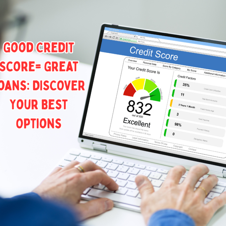 Good Credit Score= Great Loans: DISCOVER Your Best Options