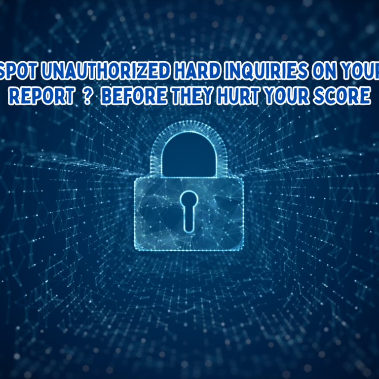 How to Spot Unauthorized Hard Inquiries on Your Credit Report — Before They Hurt Your Score