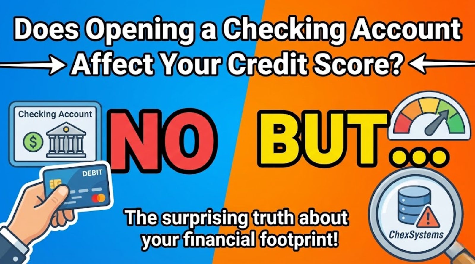 Does Opening a Checking Account Affect Your Credit Score