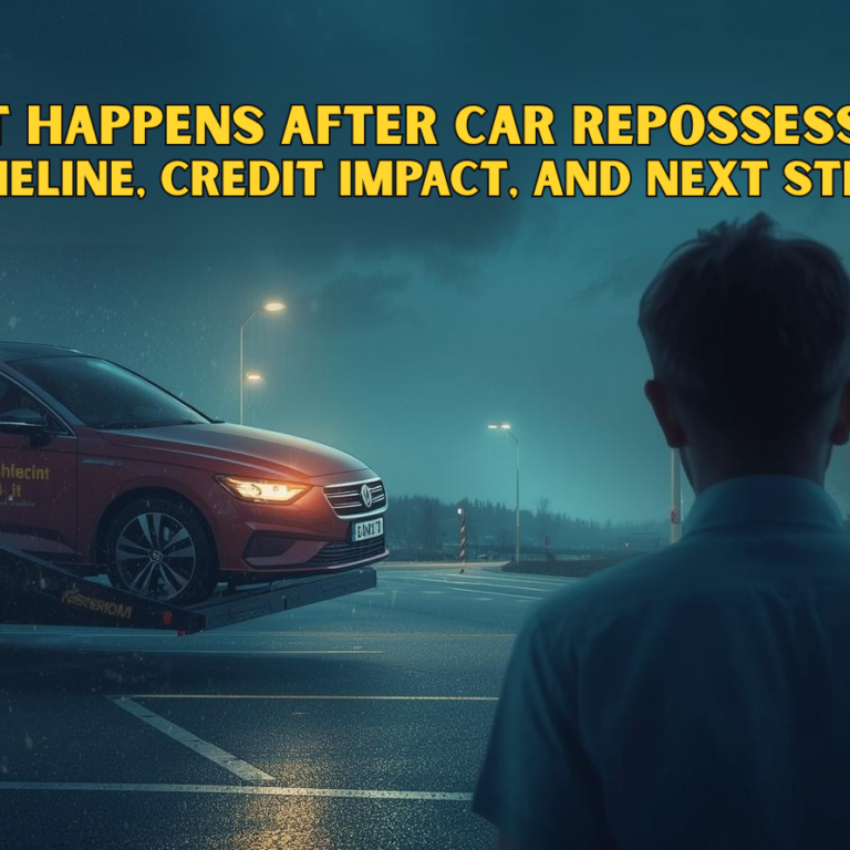 What Happens After Car Repossession?